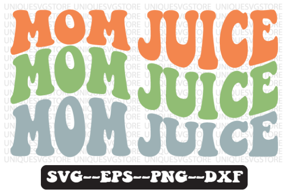 Mom Juice Wavy Retro Svg Design Review: A Nostalgic Embroidery Pick