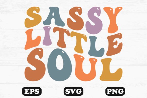 Sassy Little Soul Retro Wavy T-shirt: A Designer’s Perspective